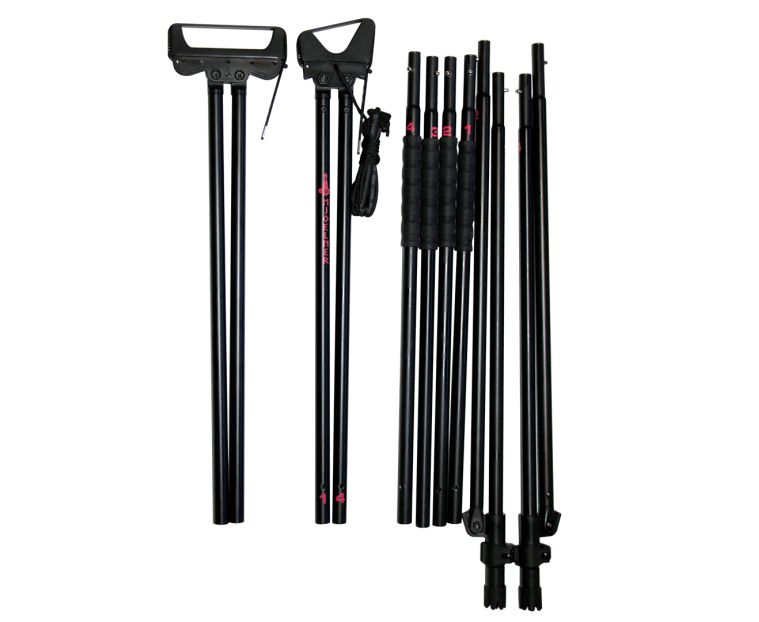 Mjoelner Fenris I, 4legs shooting stick black alu. traveler 1