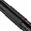 Mjoelner Fenris II, Black Aluminium Quad Sticks, rubber grips